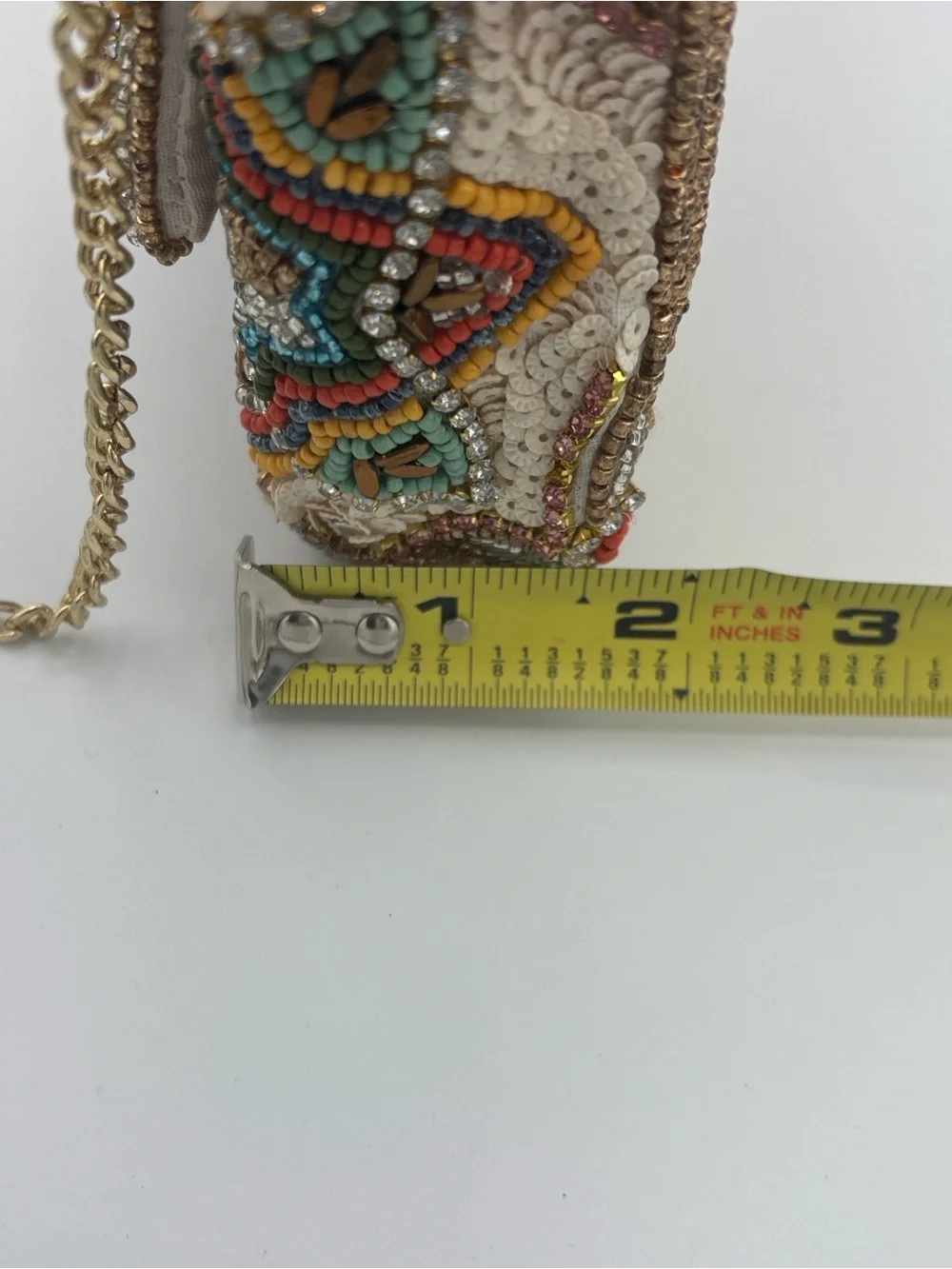 Antik Kraft Estrella Beaded Sequin Crossbody Bag - Multicolor